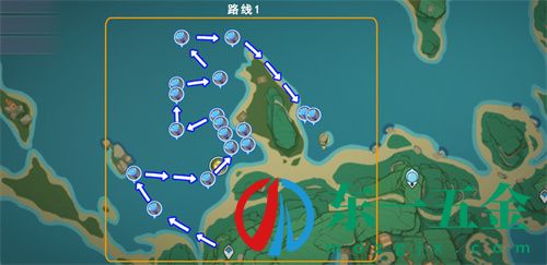 原神海靈芝采集路線一覽 海靈芝采集點在哪