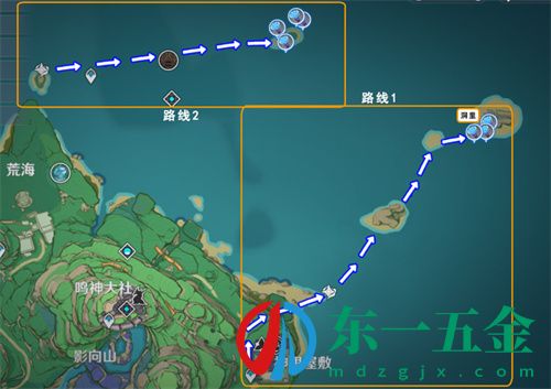 原神海靈芝采集路線一覽 海靈芝采集點在哪