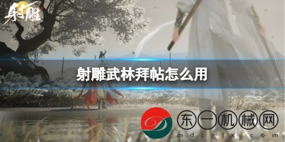 射雕武林拜帖怎么用