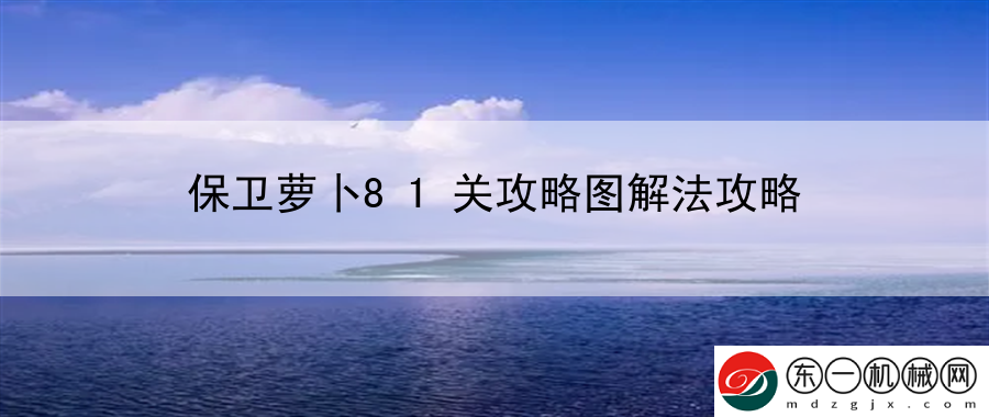 保衛(wèi)蘿卜81關(guān)攻略圖解法攻略